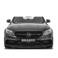 Стъклена емблема BRABUS (B) лого Mercedes W205 W204 W213 W253 18.5 cm